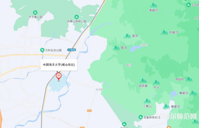 中國海洋師范大學(xué)嶗山校區(qū)2023年地址在哪里 